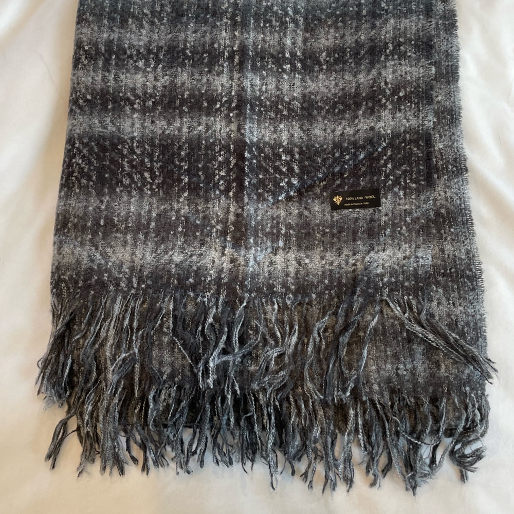 100% LANA - WOOL SCARF Made in Florence / Italy